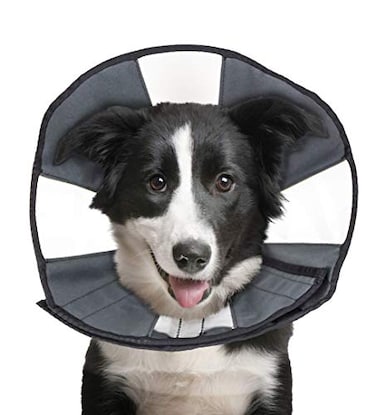 ZenPet Recovery Cone ECollar for Dogs Cats Soft Comfortable Safe StressFree Healing After Surgery Adjustable Design Secure Custom Fit Large