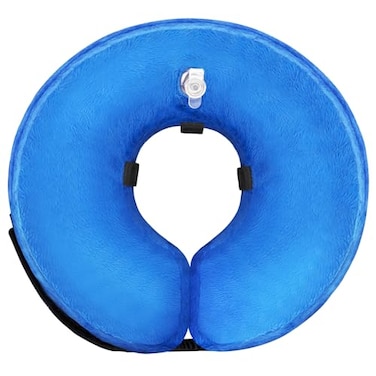 AVCCAVA Dog Cone Collar for Small Medium Large Dogs After Surgery Inflatable Doggie Neck Donut Collar Recovery ECollar Soft Adjustable Dog Cones Alternative Protective Pet Cones for Dogs