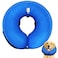 AVCCAVA Dog Cone Collar for Small Medium Large Dogs After Surgery Inflatable Doggie Neck Donut Collar Recovery ECollar Soft Adjustable Dog Cones Alternative Protective Pet Cones for Dogs