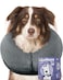 Loflaze Soft Inflatable Dog Cone Collar Alternative After Surgery Dog Neck Donut E Collar for Large Medium Small Dogs Cats Post Surgery Recovery Collar to Stop Licking Grey XL
