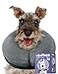 Loflaze Soft Inflatable Dog Cone Alternative Neck Donut E Collar for Large Medium Small Dogs Cats Post Surgery Recovery Collar to Stop Licking Grey