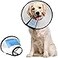 Supet Dog Cone Collar Adjustable After Surgery Comfortable Pet Recovery Collar Cone for Large Medium Small Dogs Elizabethan Dog Neck Collar Plastic Practical