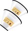 GLADOG Soft Dog Cone Collar 2 PCS for Exact Size Flexible Plastic Cone for Dogs After Surgery Dog Recovery Collar Adjustable ECollar for LargeMediumSmall Dogs Cat Comfy Elizabethan Collar L