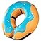 Grand Line Donut Inflatable Collar for Dogs and Cats Soft Recovery Dog Cone After Surgery Protective Pet Neck Cone for Small Medium Large Dogs Not Block Vision Blue M