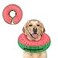 Supet Inflatable Dog Cone Collar Alternative After Surgery Dog Neck Donut Collar Recovery E Collar Soft Pet Cone for Small Medium Large Dogs