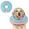 Supet Inflatable Dog Cone Collar Alternative After Surgery Doggie Neck Donut Collar Recovery E Collar Soft Dog Cone for Small Medium Large Dogs