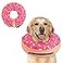 Supet Inflatable Dog Cone Collar Alternative After Surgery Doggie Neck Donut Collar Recovery ECollar Soft Dog Cone for Small Medium Large Dogs