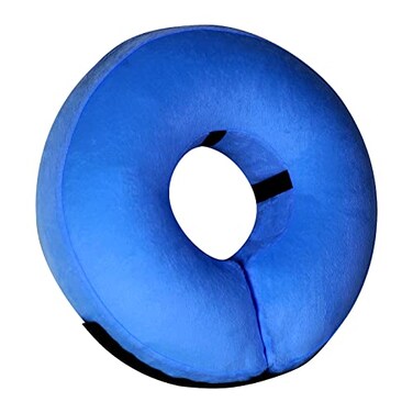 Tonqixope Inflatable Dog Cone CollarSoft Protective Cone for Dogs After SurgeryDog Donut Collar for Large Medium Small Dogs and Cats BlueXLarge