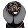 MIDOG Dog Cone Inflatable Soft Donut Collar Alternative for Dogs After Surgery Protective Recovery Collar Prevents Licking Comfortable ECollar Alternative for Small Medium Large Dogs Gray XL