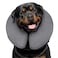 MIDOG Dog Cone Inflatable Soft Donut Collar Alternative for Dogs After Surgery Protective Recovery Collar Prevents Licking Comfortable ECollar Alternative for Small Medium Large Dogs Gray XL