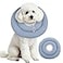 IDOMIK Dog Recovery Collar Waterproof Soft Dog Cone After Surgery Comfy Protective Elizabethan Collar Alternative for Dogs Cats Adjustable Pet Neck Donut Cone AntiLicking Biting WoundsBlueM