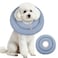 IDOMIK Dog Recovery Collar Waterproof Soft Dog Cone After Surgery Comfy Protective Elizabethan Collar Alternative for Dogs Cats Adjustable Pet Neck Donut Cone AntiLicking Biting WoundsBlueM