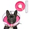 Mariyago Inflatable Dog Cone Collar with Enhanced AntiLicking Soft Neck Donut for Dogs Cats Recovery Pet Cone Collar After Surgery for Large Medium Small Dogs Donut Pink Medium