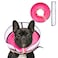 Mariyago Inflatable Dog Cone Collar with Enhanced AntiLicking Soft Neck Donut for Dogs Cats Recovery Pet Cone Collar After Surgery for Large Medium Small Dogs Donut Pink Medium