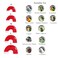 MANON ROSA Bird Collars for Feather Plucking Soft Adjustable Neck Protector to Stop Biting Breathable Cone for Small Breed Cockatiels Conures Lovebirds Eclectus Green Cheek Parakeets
