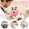 Supet Inflatable Dog Cone Collar Alternative After Surgery Dog Neck Donut Collar Recovery E Collar to Stop Licking Soft Dog Cone for Medium Large Dogs