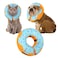 Cneo Recovery Donut Collar for Dogs CatInflatable Dog Cone Collar Alternative After SurgerySoft Cone for Large Medium Small DogAdjustable Pet Neck DonutBlueSmall