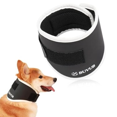 BUVUB Dog Neck Brace Supports Builtin Semi Rigid Support Plate for Intervertebral Disk Disease IVDD Cervical Vertebral Sprains Instability Neck Brace for Dog Pet Cervical Collar Narrow Medium
