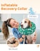 Supet Inflatable Dog Cone Collar Alternative After Surgery Doggie Neck Donut Collar Recovery ECollar for Post Surgery Soft Dog Cone for Small Medium Puppies Cats