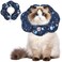ComSaf Soft Protective Adjustable Cat Cone Collar to Stop Licking After Surgery Comfortable Lightweight Elizabethan Collar for Large Cat and Small Dog Dog Recovery Collar Prevents Licking Wounds