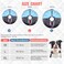 BEAUTYZOO Inflatable Dog Cone Collar Recovery Dog Cone Alternative After Surgery Adjustable Blow up Dogs Donut Collar Pet Recovery Collar for Medium Large Dogs from Biting ScratchingSoft Cone