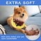 leeper Soft Dog Cone Lightweight Elizabethan Collar for Dogs Adjustable Soft Cones for DogsCats to Stop Licking After Surgery Cute Donut Cone of Shame Alternatives for Pets Small