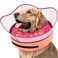 Supet Raised Inflatable Dog Cone Collar to Stop Licking Soft Dog Cone Alternative After Surgery Doggie Neck Donut Collar for Small Medium Large Dogs