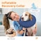 Supet Inflatable Dog Cone Collar for Dogs to Stop Licking Dog Donut Collar After Surgery Soft Pet Cone for Small Medium Large Dogs
