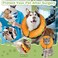 Cneo Inflatable Dog Cone Collar for Large Medium Small Dogs Soft Adjustable Recovery Cone Collar for Dogs CatsDog Neck Donut Cone Alternative After SurgeryHamburgerMedium