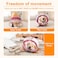 Mariyago Inflatable Dog Cone Collar for Large Medium Small Dogs Soft Dog Donut Collar Adjustable Recovery Cone for Pets After Surgery Extra Enhanced AntiLicking Guard Shield Mangosteen Large