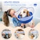 Supet Raised Inflatable Dog Cone Collar to Stop Licking Soft Dog Cone Alternative After Surgery Pet Neck Donut Collar for Small Medium Large Dogs