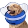 Supet Raised Inflatable Dog Cone Collar to Stop Licking Soft Dog Cone Alternative After Surgery Pet Neck Donut Collar for Small Medium Large Dogs