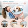 Supet Raised Inflatable Dog Cone Collar to Stop Licking Soft Dog Cone Alternative After Surgery Doggie Neck Donut Collar for Small Medium Large Dogs
