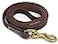 YOOGAO Pet Genuine Leather Dog Training Leash 46 ft Length 35 inch Width for Medium and Large Dogs6 feet