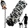 AncBace Dog Leash Metal Leashes Chain Rope with Pet Collar Training Walking Leads Heavy Duty Anti Bite 360 Hook for Medium and Large Dogs Small