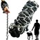 AncBace Dog Leash Metal Leashes Chain Rope with Pet Collar Training Walking Leads Heavy Duty Anti Bite 360 Hook for Medium and Large Dogs Small