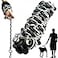 AncBace Dog Leash Metal Leashes Chain Rope with Pet Collar Training Walking Leads Heavy Duty Anti Bite 360 Hook for Medium and Large Dogs XLarge