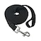 MANDAO Nylon Training Dog Leash for Small Medium Large Dogs 15ft 20ft 30ft 50ft Long Leash DogPuppy Lead for Obedience Recall Training Camping 1 x 15ft Black