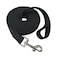 MANDAO Nylon Training Dog Leash for Small Medium Large Dogs 15ft 20ft 30ft 50ft Long Leash DogPuppy Lead for Obedience Recall Training Camping 1 x 15ft Black