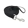 MANDAO Nylon Training Dog Leash for Small Medium Large Dogs 15ft 20ft 30ft 50ft Long Leash DogPuppy Lead for Obedience Recall Training Camping 15ft Black