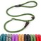 Fida Slip Leads for Dogs 4 FT x 12 Dog Leash Heavy Duty Comfortable Strong Rope Lead for Large Medium Dogs No Pull Pet Training Leash with Highly ReflectiveGreen