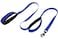 Waggin Tails Double Handle Dog Leash 5ft Long Heavy Duty Dog Leash with Paded Traffic Handles for Extral Control and Training Dual Handles Leads Large Medium Small Dogs Royal Blue