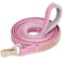 PetsHome Dog Leash Pet Leash Bling Rhinestones Premium PU Leather Durable and Soft 6 FT Leash for Control Safety Training Walking Lead for Small to Medium Dogs Pink
