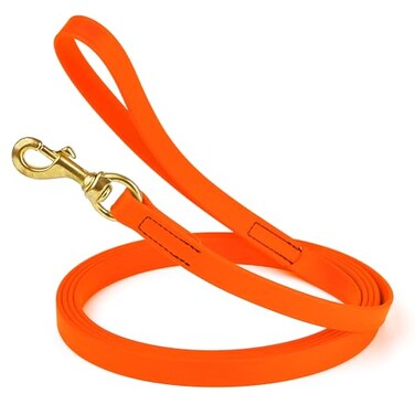 Viper Biothane Working Tracking Lead Leash Long Line for Dogs 34 x 33ft Hunter Orange