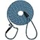 SEPXUFORE 30FT Long Slip Lead Dog Leash 12FT 20FT 50FT AntiChoking Reflective Nylon Rope Training Leash for Medium Small Dogs Outdoor Behavior Active Playing Blue
