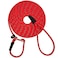 SEPXUFORE Reflective Long Slip Lead Dog Leash AntiChoking 12 FT20 FT30 FT50 FT Rope Training Leash for Medium Dogs Small Puppy Pets 12ft red