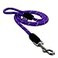 Pawtitas Purple Rope Dog Leash XSmallSmall 6 ft
