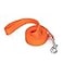 Siumouhoi Strong Durable 6ft Nylon Dog Training Leash 1 Inch Wide Traction Rope for Small and Medium Dog Orange 6 Feet
