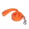 Siumouhoi Strong Durable 6ft Nylon Dog Training Leash 1 Inch Wide Traction Rope for Small and Medium Dog Orange 6 Feet