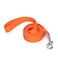 Siumouhoi Strong Durable 6ft Nylon Dog Training Leash 1 Inch Wide Traction Rope for Small and Medium Dog Orange 6 Feet